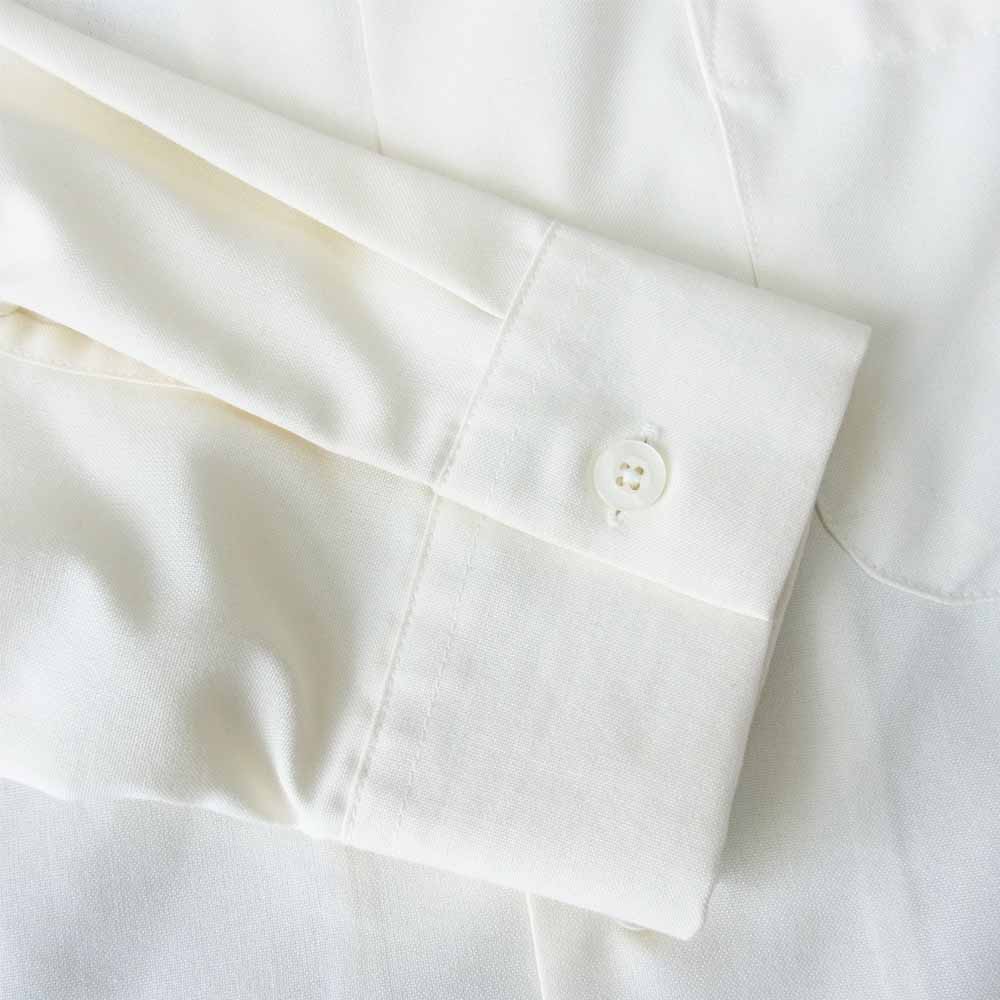 TENDERLOIN テンダーロイン T-BOWLS L/S 刺繍 ボウリング シャツ オフホワイト系 S【中古】