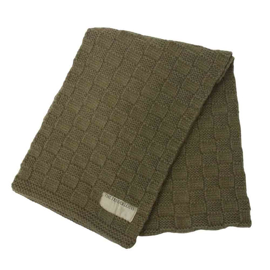 TENDERLOIN テンダーロイン T-STOLE ストール ウール カーキ系【中古】