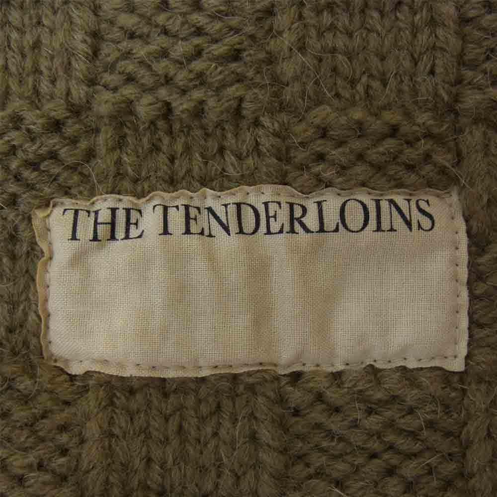 TENDERLOIN テンダーロイン T-STOLE ストール ウール カーキ系【中古】