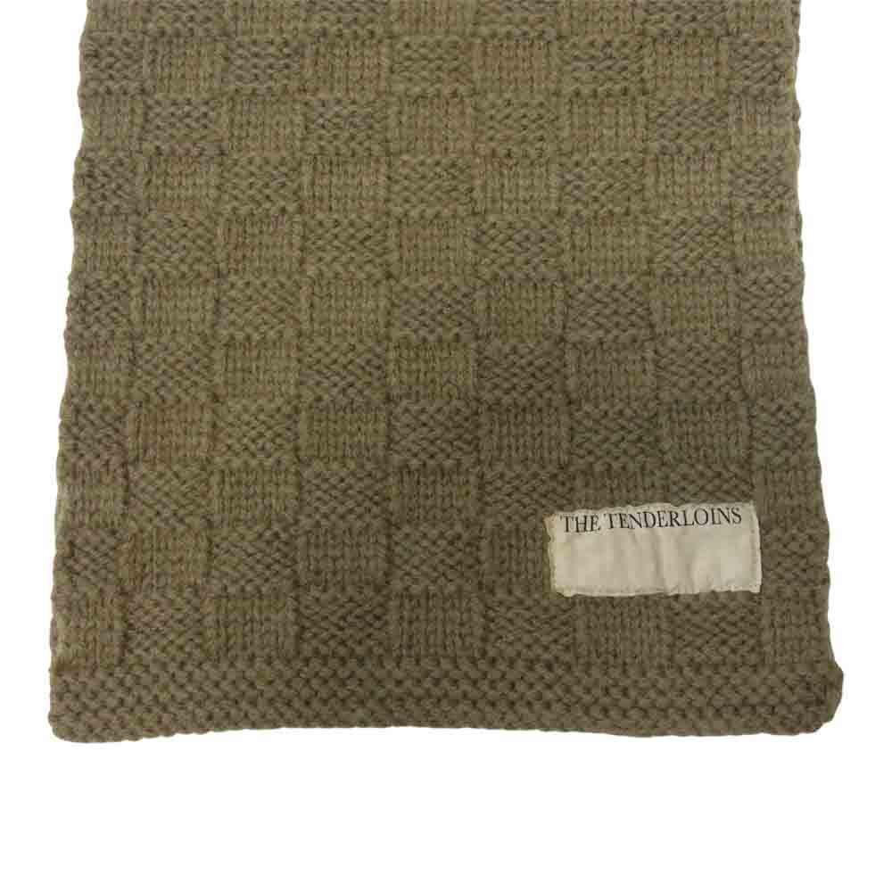 TENDERLOIN テンダーロイン T-STOLE ストール ウール カーキ系【中古】