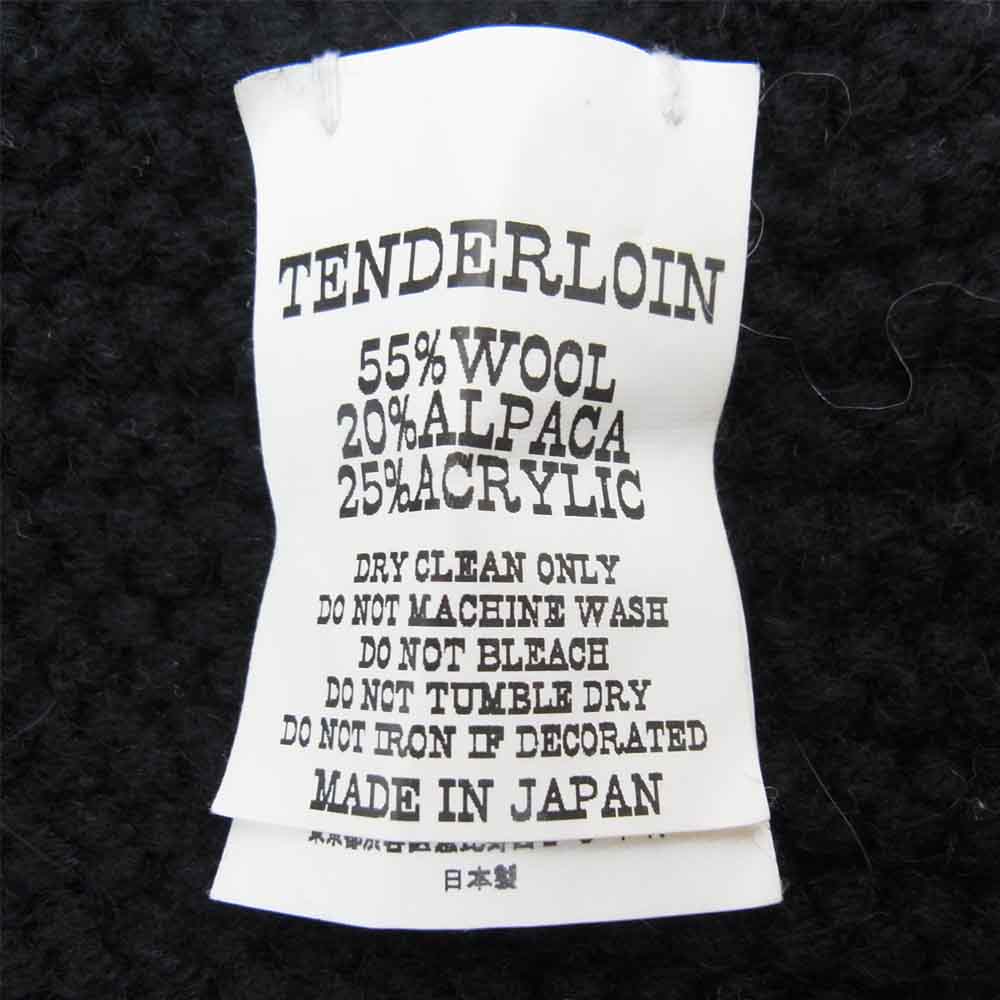 TENDERLOIN テンダーロイン T-STOLE ストール ウール ブラック系【中古】