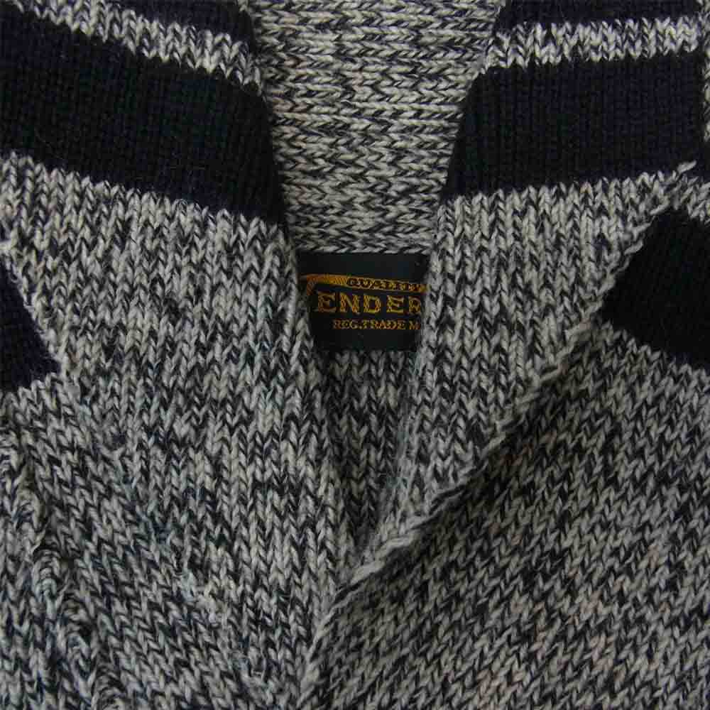 TENDERLOIN テンダーロイン T-SHAKER 2 ショールカラー ニット ブラック系 XS【中古】