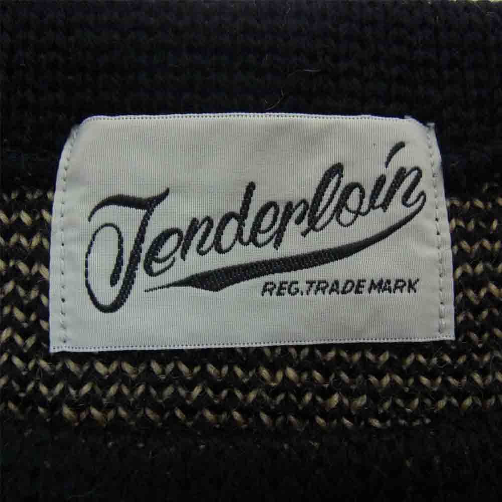TENDERLOIN テンダーロイン T-BOAT NECK SWEATER ブラック系 XS【中古】