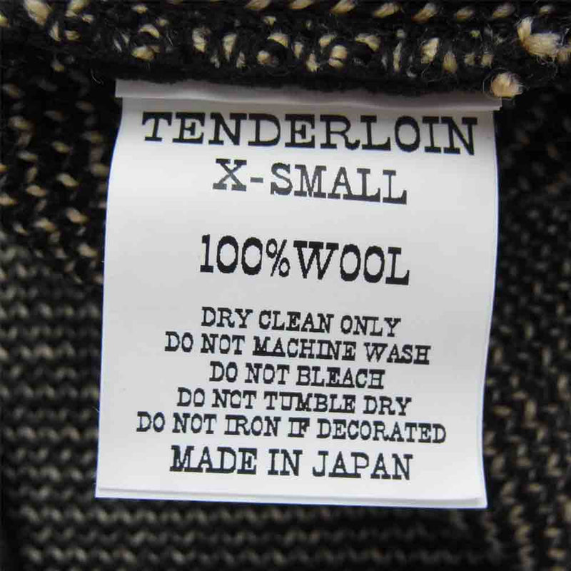 TENDERLOIN テンダーロイン T-BOAT NECK SWEATER ブラック系 XS【中古】