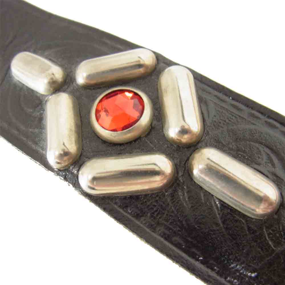 TENDERLOIN テンダーロイン × HTC T-STUDS BELT スタッズ ベルト ブラック系 34【中古】