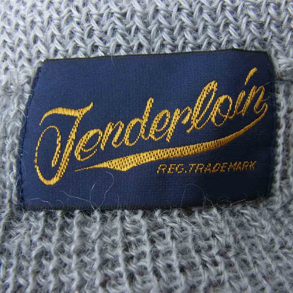 TENDERLOIN テンダーロイン T-MOHAIR CARDIGAN モヘア カーディガン グレー系 XS【中古】
