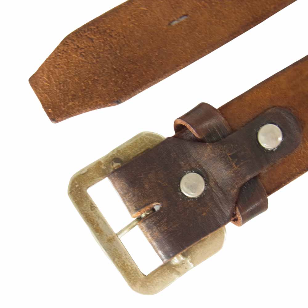 TENDERLOIN テンダーロイン × PORTER × HTC T-STUDS BELT スタッズ ベルト ブラウン系 M【中古】