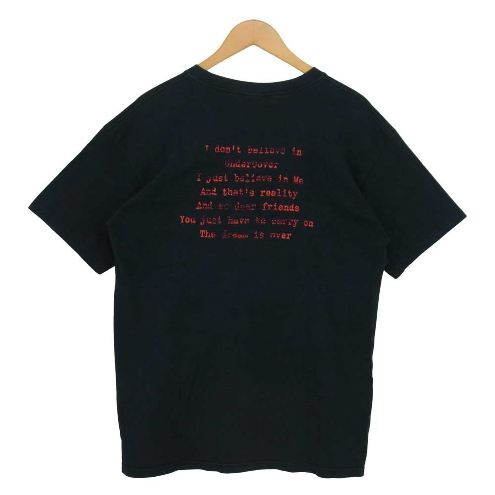 UNDERCOVER アンダーカバー REALITY SKULL TEE スカル プリント Tシャツ ブラック系 L【中古】