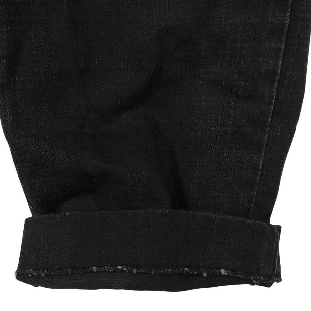 DOLCE&GABBANA ドルチェアンドガッバーナ 国内正規品 5ポケット コットン デニム パンツ ブラック系 52【中古】