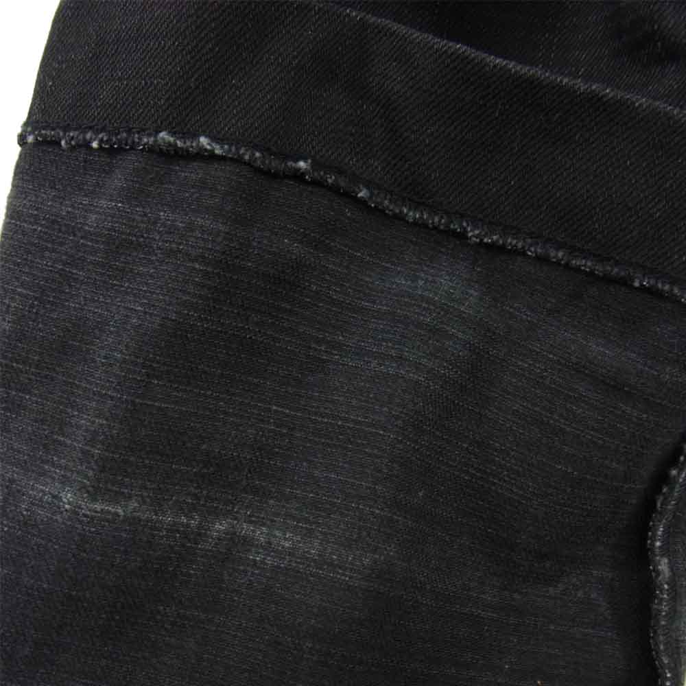 DOLCE&GABBANA ドルチェアンドガッバーナ 国内正規品 5ポケット コットン デニム パンツ ブラック系 52【中古】