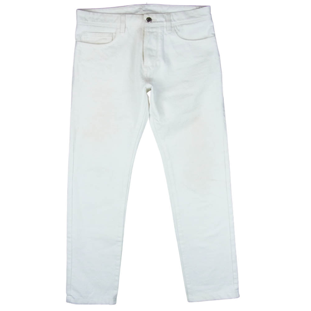 MONCLER モンクレール E2091120090057577 国内正規品 PANTALONE 5 TASCHE パンタロン チノ トラウザーズ パンツ  ホワイト系 46【中古】