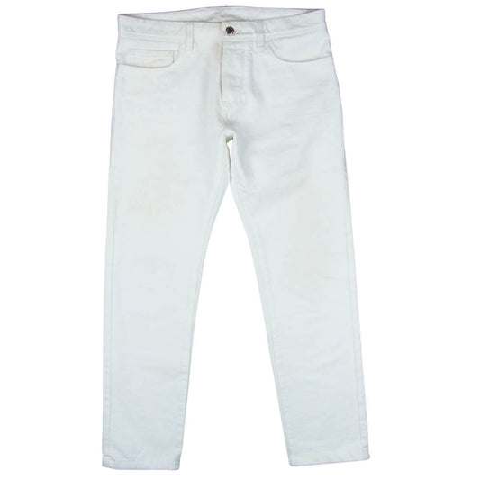 MONCLER モンクレール E2091120090057577 国内正規品 PANTALONE 5 TASCHE パンタロン チノ トラウザーズ パンツ  ホワイト系 46【中古】