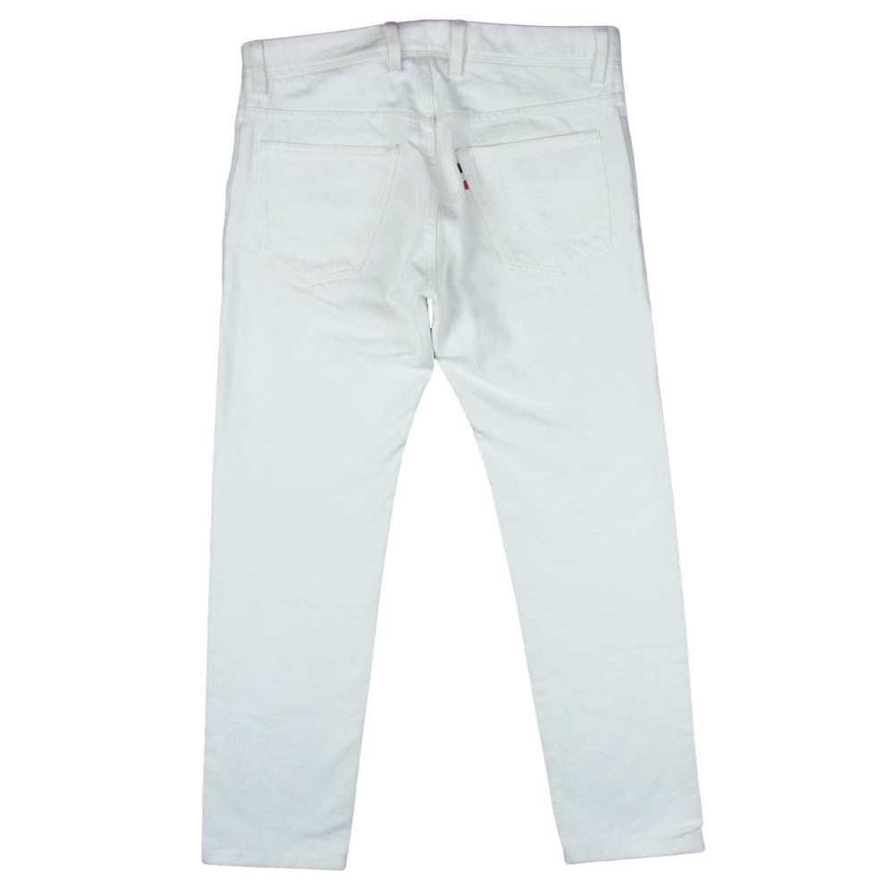 MONCLER モンクレール E2091120090057577 国内正規品 PANTALONE 5 TASCHE パンタロン チノ トラウザーズ パンツ  ホワイト系 46【中古】