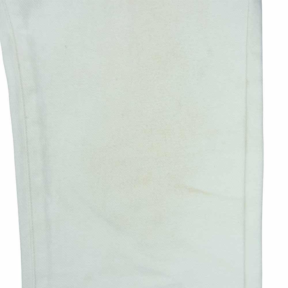 MONCLER モンクレール E2091120090057577 国内正規品 PANTALONE 5 TASCHE パンタロン チノ トラウザーズ パンツ  ホワイト系 46【中古】