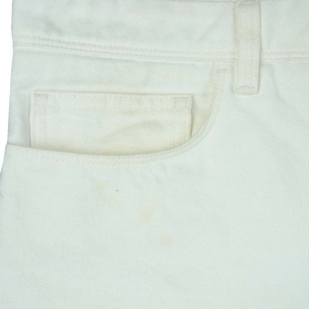 MONCLER モンクレール E2091120090057577 国内正規品 PANTALONE 5 TASCHE パンタロン チノ トラウザーズ パンツ  ホワイト系 46【中古】