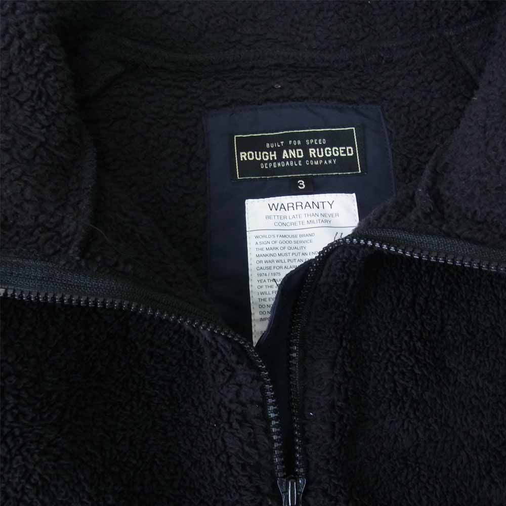 ROUGH and RUGGED ラフアンドラゲッド DELTA JKT デルタ フリース ジャケット ダークネイビー系 3【中古】