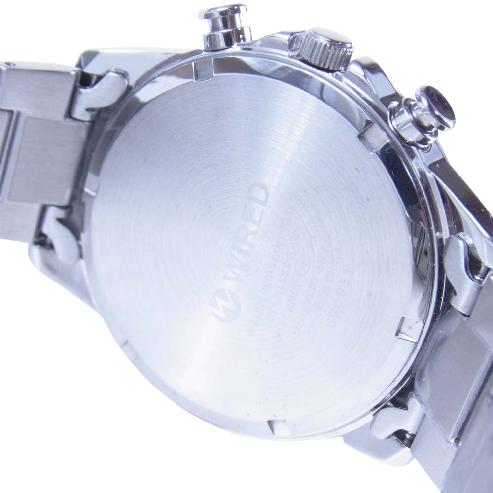 WIRED ワイアード VD57-KND0 クロノグラフ クォーツ 腕時計 シルバー系【中古】