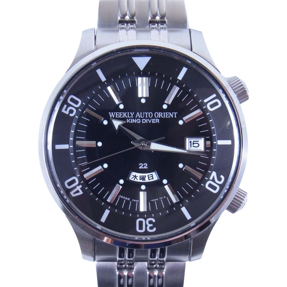 ORIENT オリエント F692-UAK0 1000本限定 70th記念モデル KING DIVER キングダイバー 自動巻き 腕時計 シルバー系【中古】