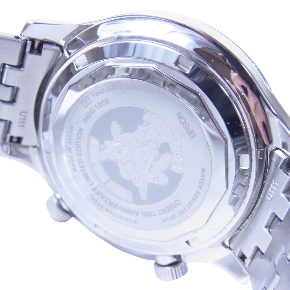 ORIENT オリエント F692-UAK0 1000本限定 70th記念モデル KING DIVER キングダイバー 自動巻き 腕時計 シルバー系【中古】