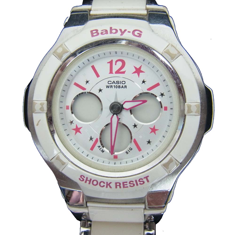 CASIO カシオ BGA-120C BABY-G ベビーG ウォッチ 腕時計 ホワイト系【中古】