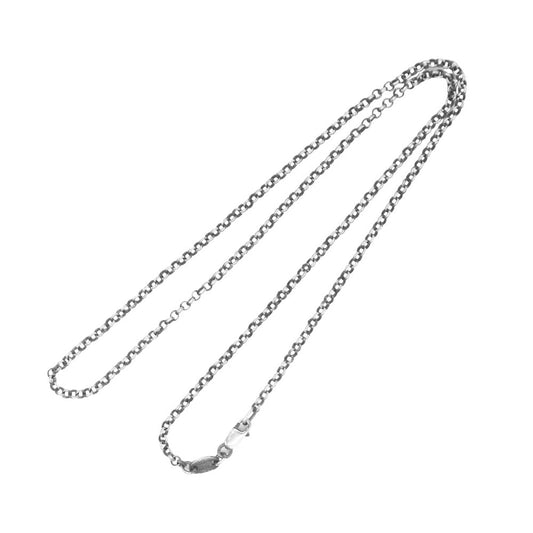 CHROME HEARTS クロムハーツ（原本無） Roll Chain 18inch ロールチェーン シルバー系【中古】