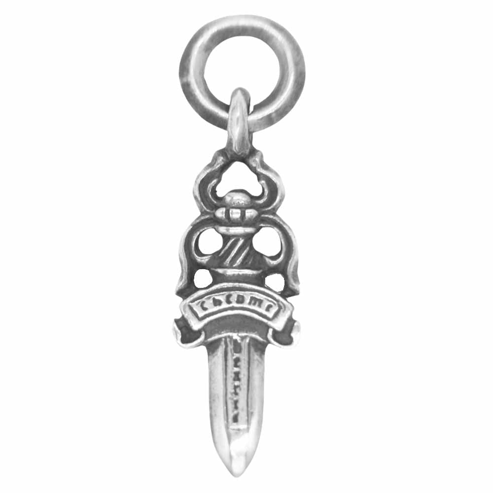 CHROME HEARTS クロムハーツ（原本無） DAGGER #5 ダガー チャーム ネックレス トップ シルバー系【中古】