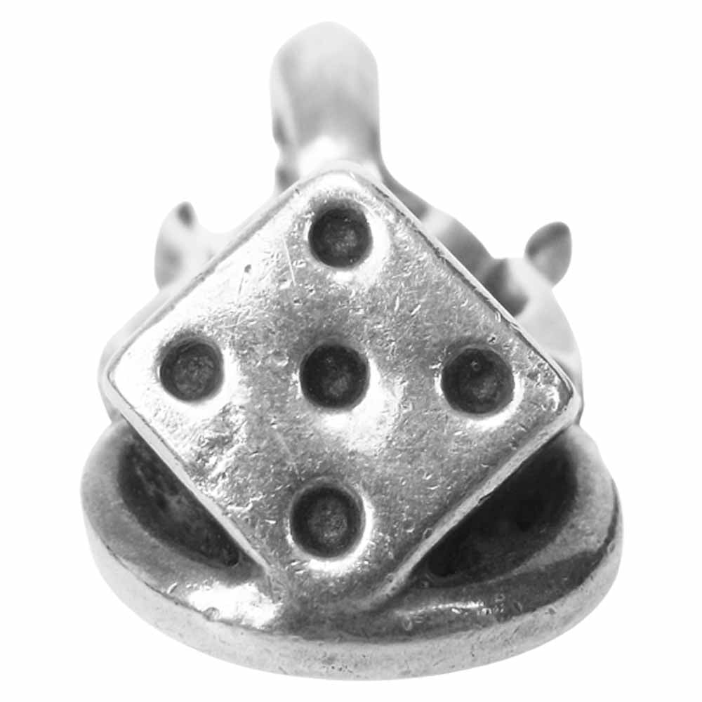 STARLIN GEAR スターリンギア Flaming Dice フレーミングダイス ペンダントトップ シルバー系【中古】