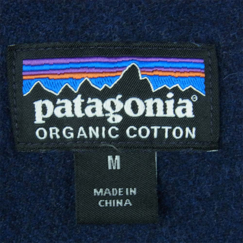 patagonia パタゴニア 54130FA16 フィヨルド フランネル 長袖 シャツ コットン 中国製 ネイビー系 M【中古】