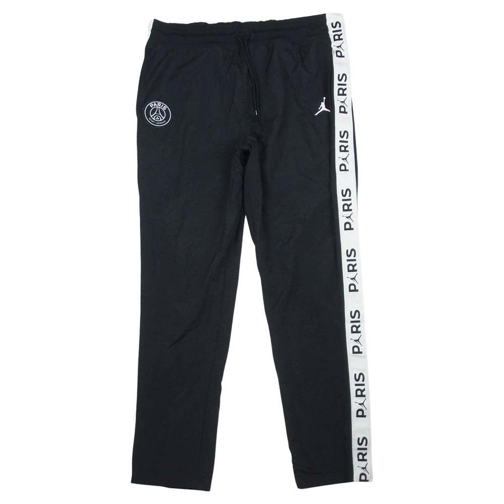 NIKE AIR JORDAN ナイキ ジョーダン PSG パリ サン ジェルマン TEARAWAY PANT サイド ライン トラック パンツ ブラック系 L【美品】【中古】