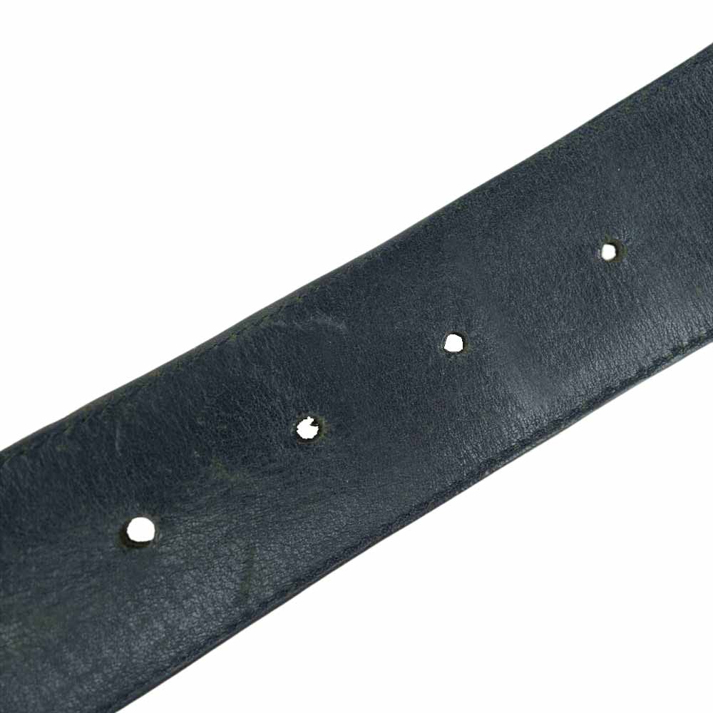 CHROME HEARTS クロムハーツ（原本無） BUCKL OVAL LG CROSS クラシック オーバルクロス ラージ バックル ベルト ブラック系【中古】