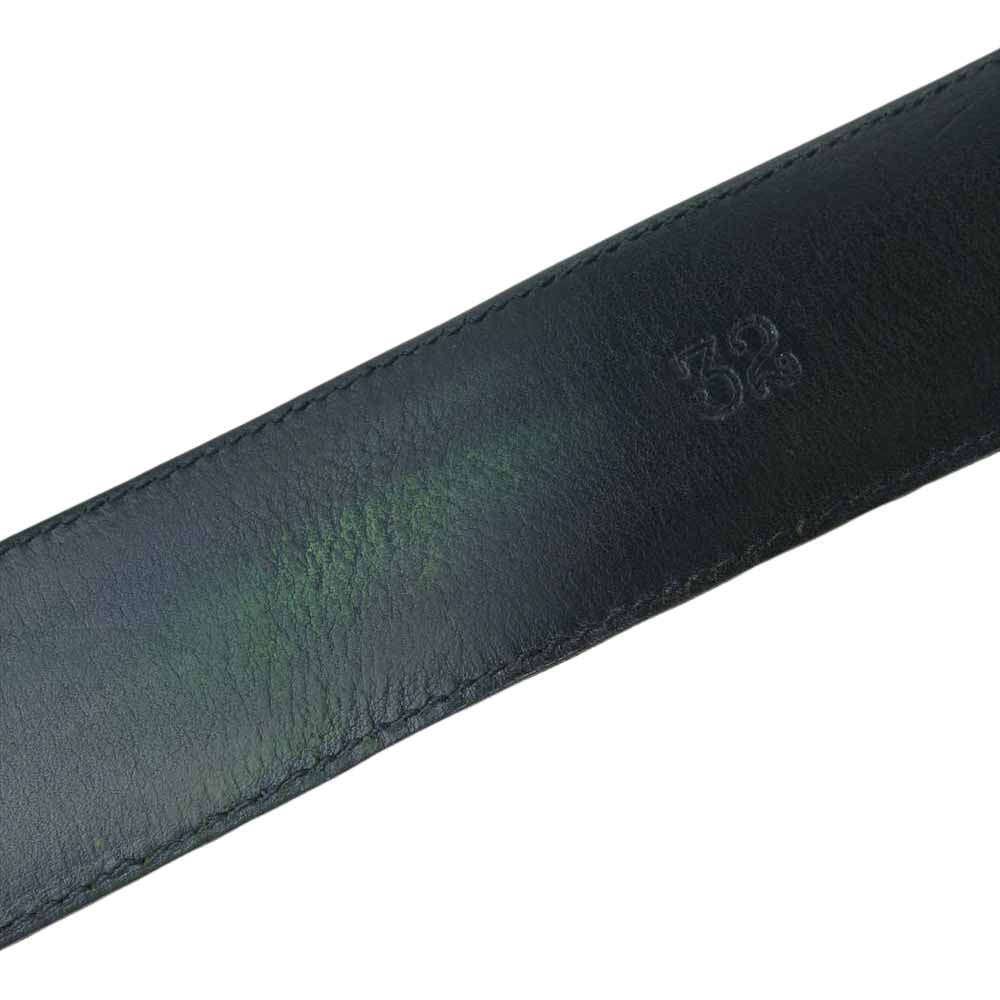 CHROME HEARTS クロムハーツ（原本無） BUCKL OVAL LG CROSS クラシック オーバルクロス ラージ バックル ベルト ブラック系【中古】