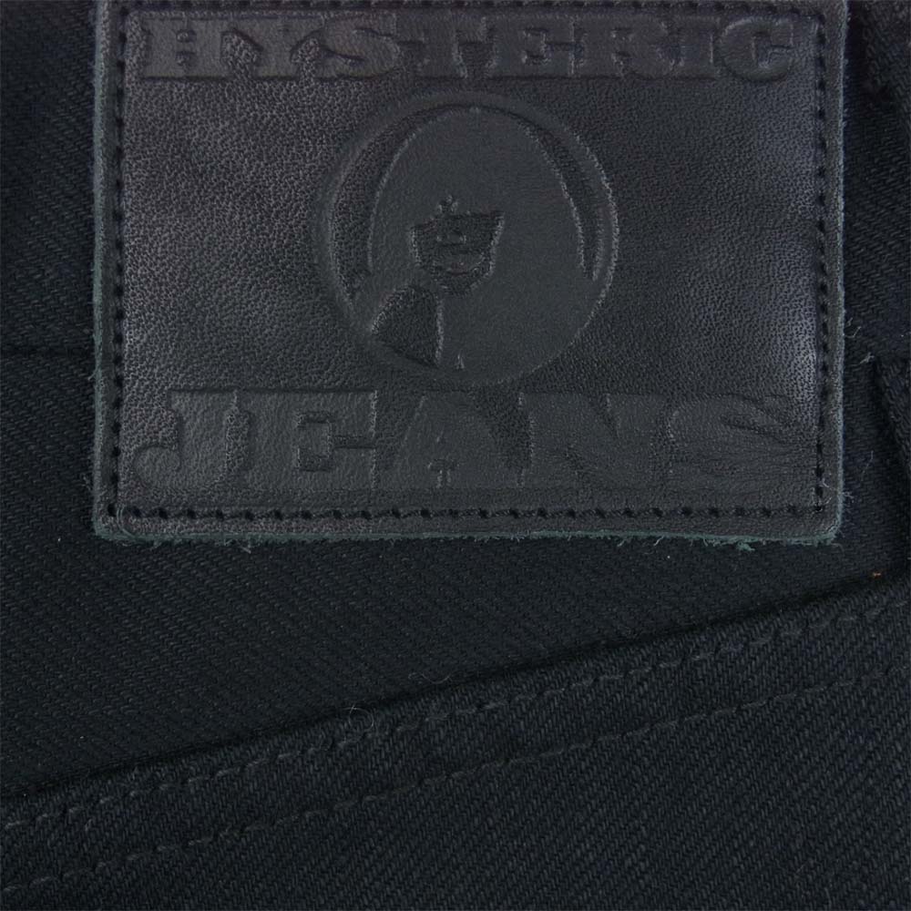 HYSTERIC GLAMOUR ヒステリックグラマー 0163AK10 Sデニム AラインミニSK スタッズ ブラックデニム ミニ スカート ブラック系 25inch【中古】
