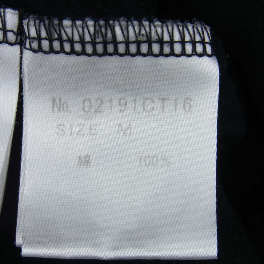 HYSTERIC GLAMOUR ヒステリックグラマー 19SS 02191CT16 胸ポケット ギター プリント ロゴ 半袖 Tシャツ ブラック系 M【中古】