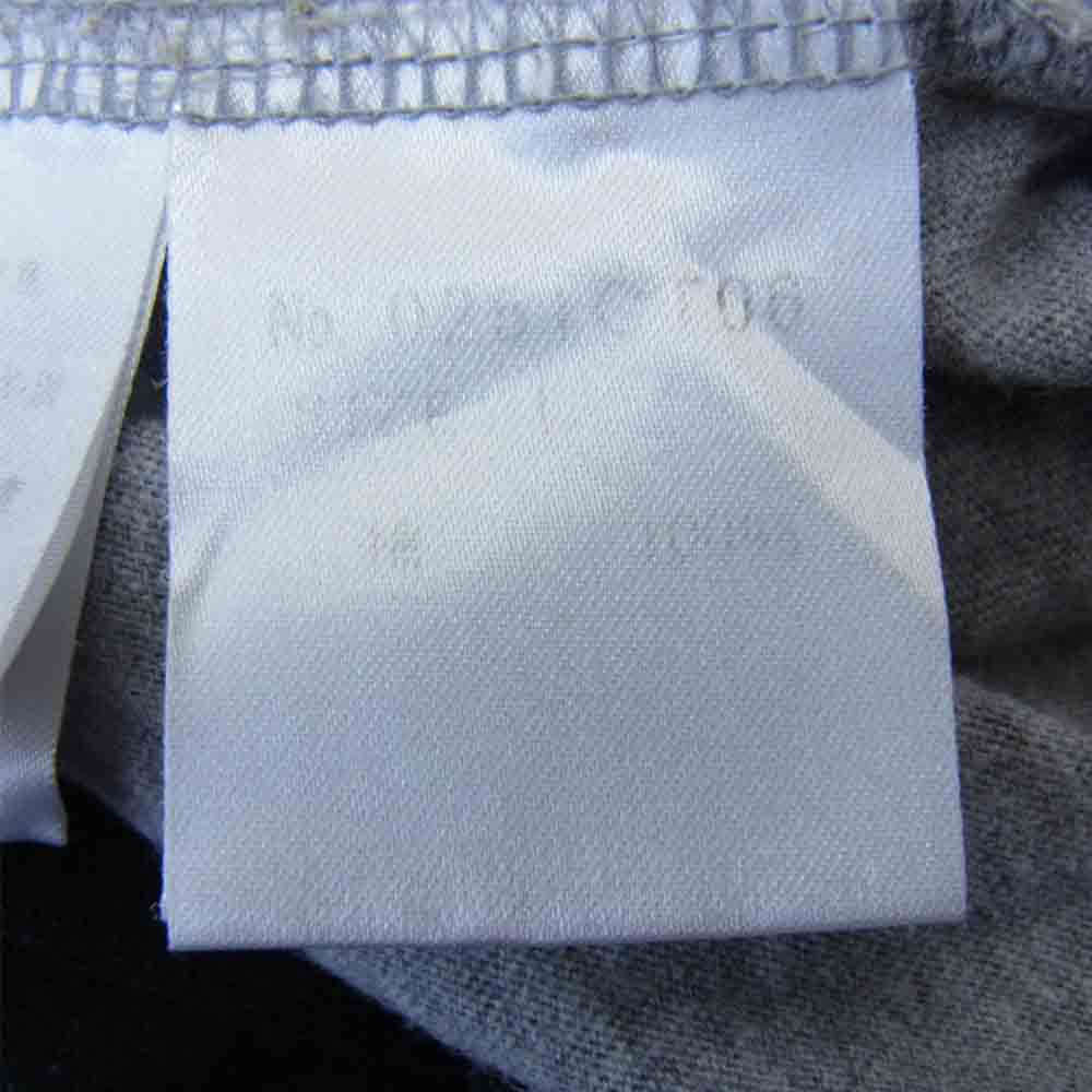 HYSTERIC GLAMOUR ヒステリックグラマー 15SS 0251CT06 DETROIT FOREVER 切替 ロゴ 半袖 Tシャツ グレー系 ブラック系 L【中古】