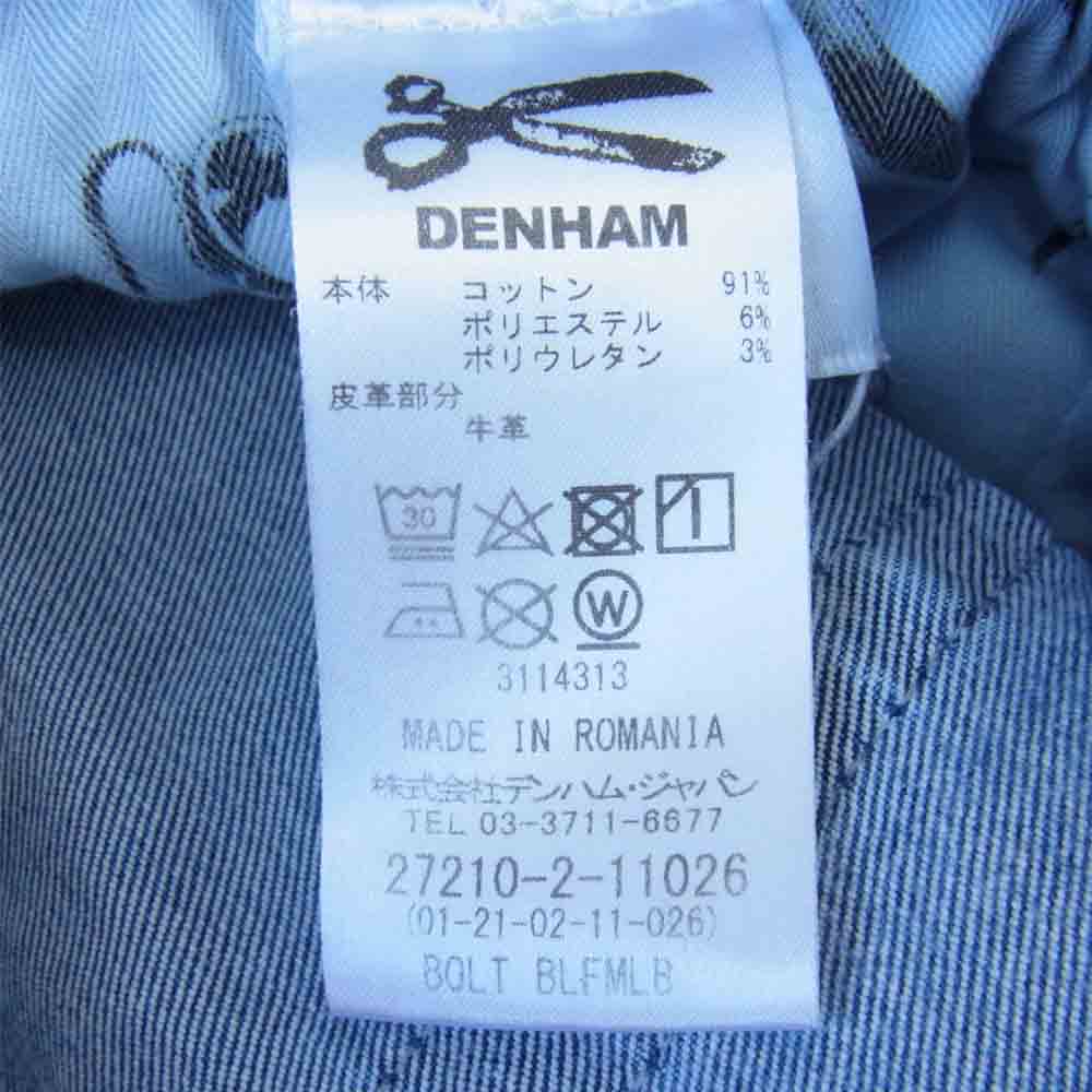 デンハム 27210-2-11026 BOLT BLFMLB DENIM  SKINNY FIT ボルト スキニー フィット デニム パンツ インディゴブルー系 28【中古】