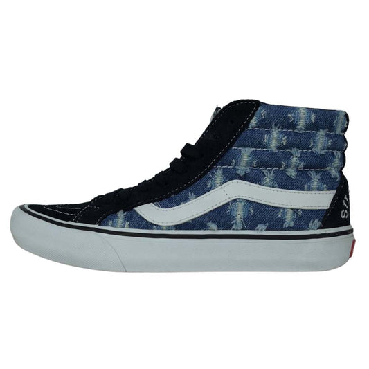 Supreme シュプリーム 20SS × VANS VN0A38Z32DD SK8-HI REISSUE PR バンズ スケートハイ ハイカット スニーカー ブルー系 26.5cm【中古】