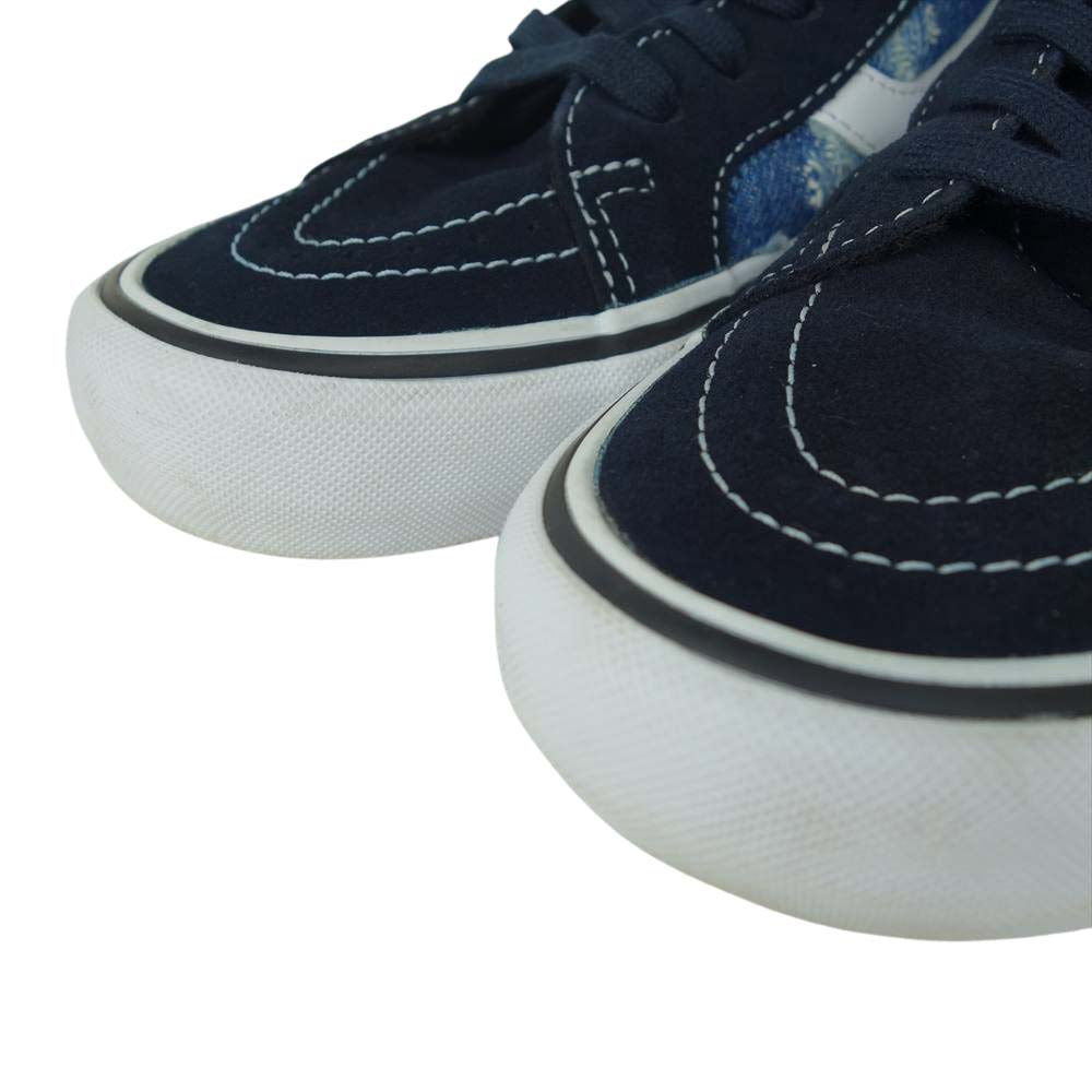 Supreme シュプリーム 20SS × VANS VN0A38Z32DD SK8-HI REISSUE PR バンズ スケートハイ ハイカット スニーカー ブルー系 26.5cm【中古】