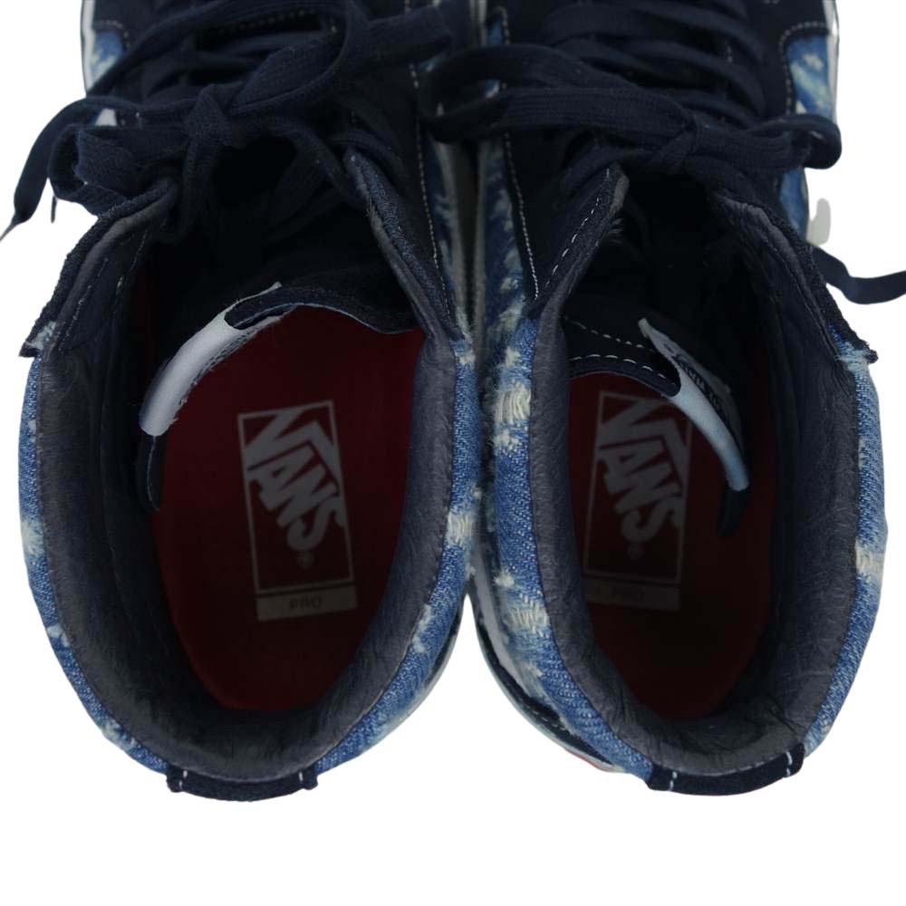 Supreme シュプリーム 20SS × VANS VN0A38Z32DD SK8-HI REISSUE PR バンズ スケートハイ ハイカット スニーカー ブルー系 26.5cm【中古】