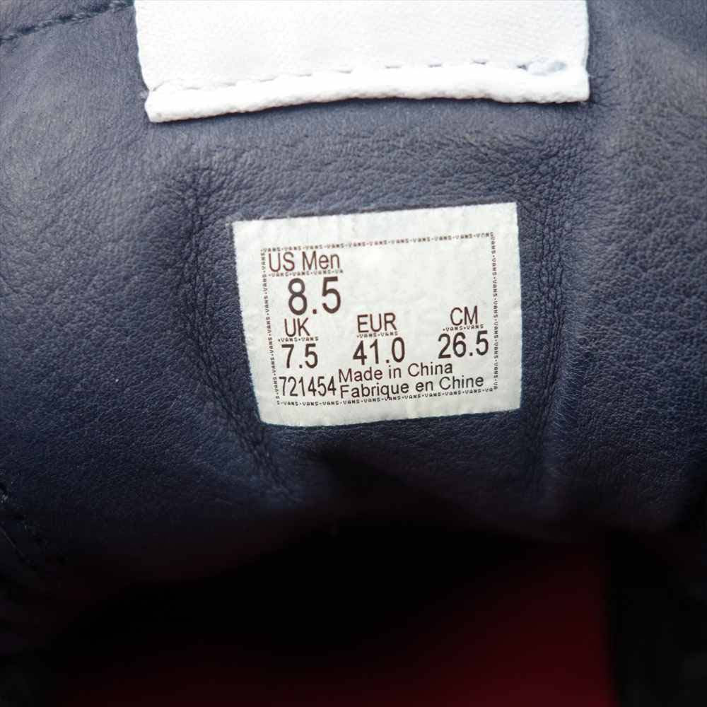 Supreme シュプリーム 20SS × VANS VN0A38Z32DD SK8-HI REISSUE PR バンズ スケートハイ ハイカット スニーカー ブルー系 26.5cm【中古】