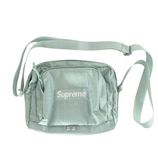 Supreme シュプリーム 19SS Shoulder Bag ナイロン ショルダー バッグ ライトブルー系【美品】【中古】