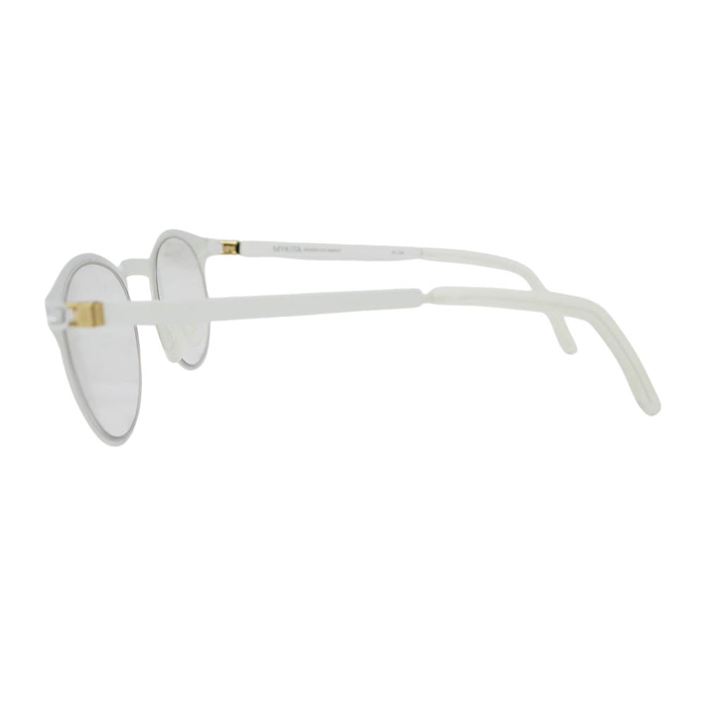 マイキータ decades sun maple 度入り メガネ アイウェア ホワイト系 47□24【中古】