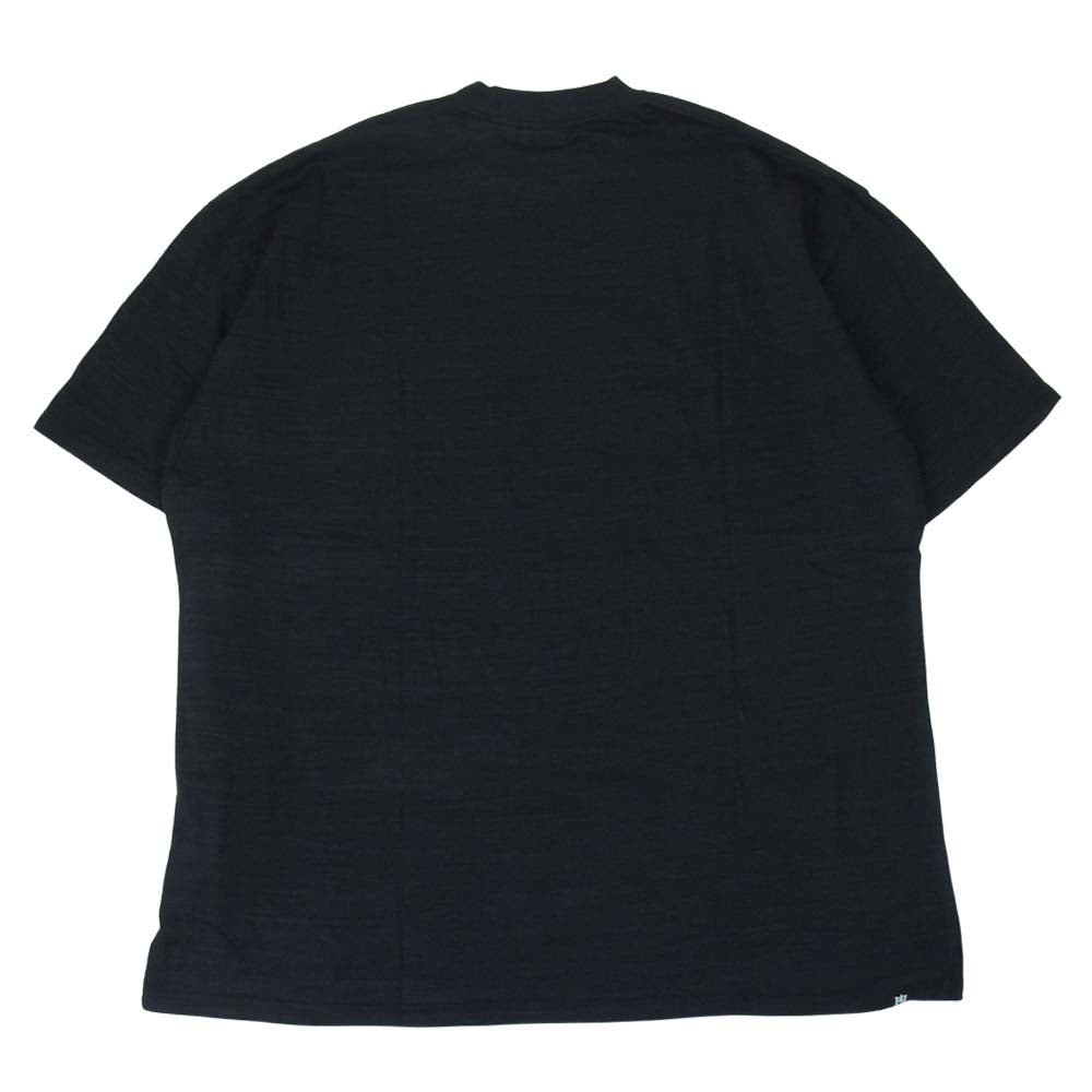HYSTERIC GLAMOUR ヒステリックグラマー 20SS 02201CT27 SCRATCH LINE オーバーサイズ ポケット Tシャツ ブラック系 XL【中古】