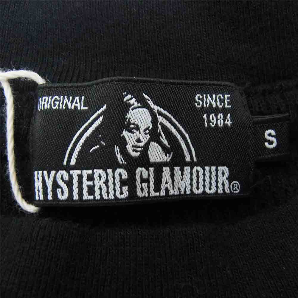 HYSTERIC GLAMOUR ヒステリックグラマー 02201CS02  HG SYMBOL スウェット ブラック系 S【美品】【中古】