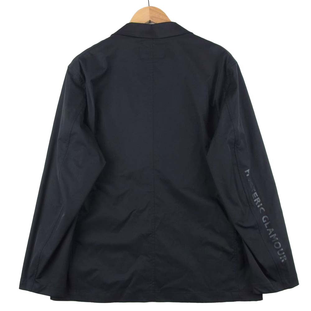 HYSTERIC GLAMOUR ヒステリックグラマー 02211AJ02 HYSロゴ 2ツ釦 テーラード ジャケット ブラック系 L【極上美品】【中古】