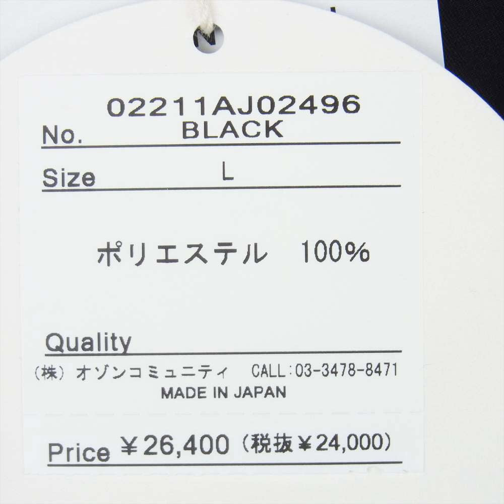 HYSTERIC GLAMOUR ヒステリックグラマー 02211AJ02 HYSロゴ 2ツ釦 テーラード ジャケット ブラック系 L【極上美品】【中古】