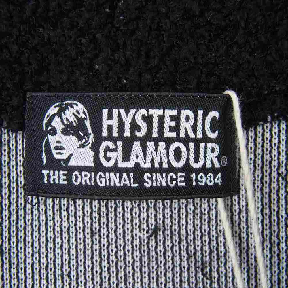 HYSTERIC GLAMOUR ヒステリックグラマー 01201CJ01 SOUND AND VISION ジャカードジャケット カーディガン ブラック系 FREE【新古品】【未使用】【中古】