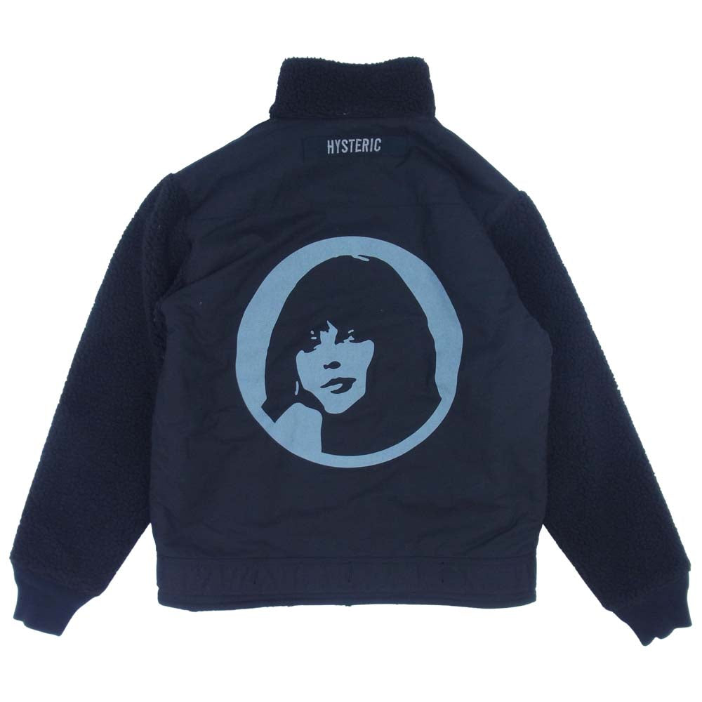 HYSTERIC GLAMOUR ヒステリックグラマー 20AW 02203AB17 アーミーリメイク リバーシブル フィールド ボア フリースジャケット ブラック系 S【新古品】【未使用】【中古】