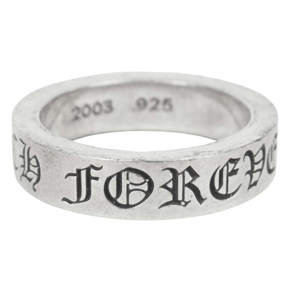 CHROME HEARTS クロムハーツ（原本無） SPACER FOREVER RING 6mm スペーサー フォーエバー リング シルバー系 22号【中古】