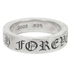 CHROME HEARTS クロムハーツ（原本無） SPACER FOREVER RING 6mm スペーサー フォーエバー リング シルバー系 22号【中古】
