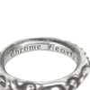 CHROME HEARTS クロムハーツ（原本無） SCRL BAND RING スクロール バンド リング シルバー系 22号【中古】
